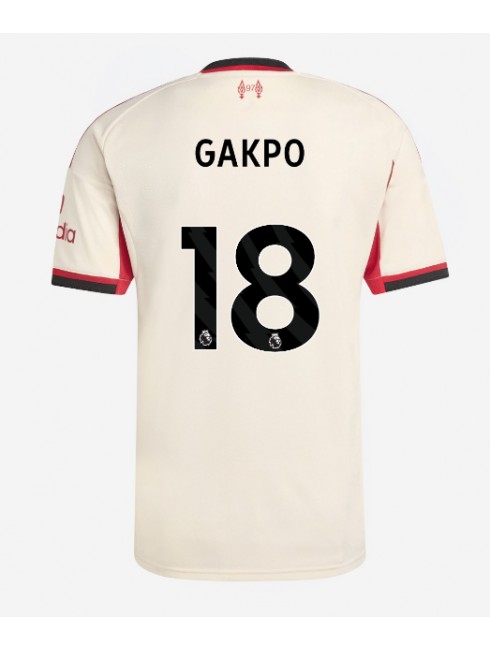 Liverpool Cody Gakpo #18 Gostujuci Dres 2025-26 Kratak Rukavima Liverpool Cody Gakpo #18 Gostujuci Dres 2025-26 Kratak Rukavima